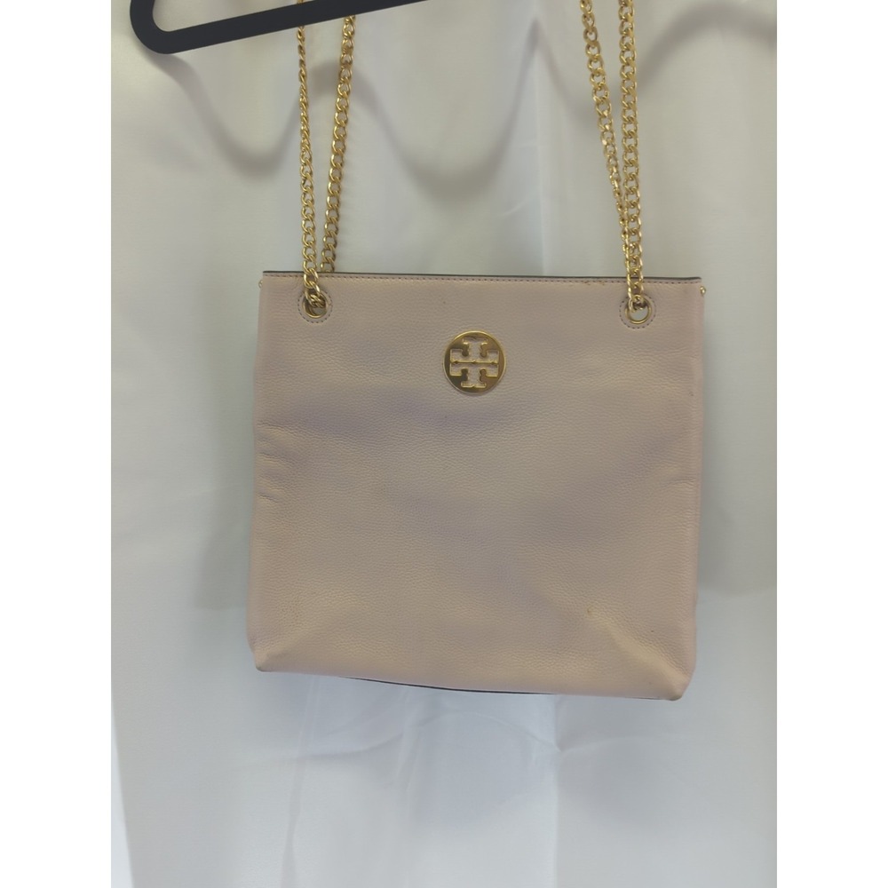 Tory Burch Everly Swingpack Shell Pink Purse Bag Pre-owned